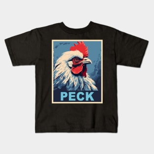 Pun Chicken Gifts Men Kids Women Meme Funny Chicken Kids T-Shirt